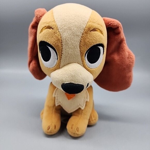 Disney Store Lady And The Tramp 8" Plush Dog Cocker Spaniel Stuffed Animal - Picture 1 of 6